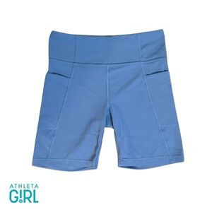 Athleta Girl Blue Biker Shorts